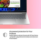 HP ProBook 4 G1i AI Wolf Pro Security Edition Intel Core Ultra 7 255H Laptop 35.6 cm (14") WUXGA 32 GB DDR5-SDRAM 1 TB SSD Wi-Fi 7 (802.11be) Windows 11 Pro AI PC Silver