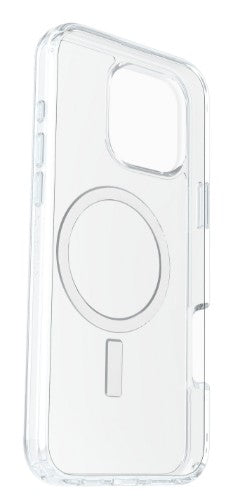 OtterBox Symmetry Series Clear for MagSafe + Premium Glass + Fast Charge Wall Charger USB-C 30W Type G for Apple iPhone 16 Pro Max