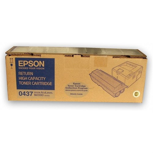 Epson C13S050437/0437 Toner cartridge black return program, 8K pages/5% for Epson AcuLaser M 2000