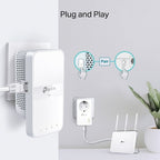 TP-Link TL-WPA7617 PowerLine network adapter 1200 Mbit/s Ethernet LAN Wi-Fi White 1 pc(s)