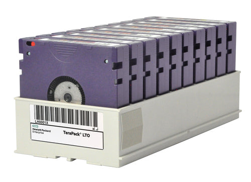 HPE Spectra TeraPack LTO-7 Ultrium 15TB RW Non Custom Labeled 10 Data Cartridges