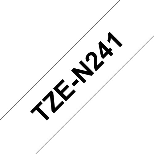 Brother TZE-N241 DirectLabel black on white 18mm x 8m for Brother P-Touch TZ 3.5-18mm/36mm/6-18mm/6-24mm/6-36mm