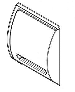Datamax O'Neil DPO16-3122-01 printer/scanner spare part Cover 1 pc(s)