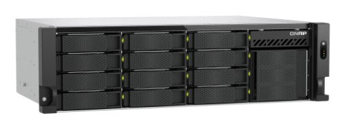 QNAP TS-h1655XeU-RP - NAS server - 12 bays - rack-mountable - SATA 6Gb/s - RAID 0, 1, 5, 6, 10, 50, 60, JBOD - RAM 8 GB - Gigabit Ethernet / 2.5 Gigabit Ethernet / 5 Gigabit Ethernet / 10 Gigabit Ethernet - iSCSI support - 3U