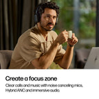 HP Poly Focus 625 Fold Stereo Bluetooth Headset