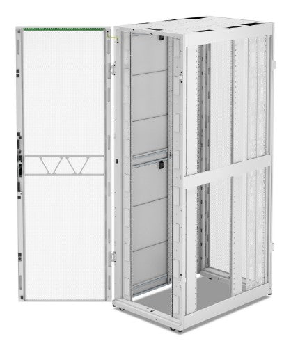APC NetShelter SX, Server Rack Enclosure, Gen 2, 52U, 2436H x 800W x 1200D mm, with Sides, White