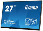 iiyama ProLite 27” Optical Bonded PCAP 10pt IPS Touchscreen monitor with edge-to-edge glass, active stylus support (MPP 2.0), anti-fingerprint coating and a flexible stand