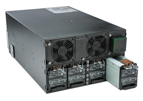 APC Smart-UPS On-Line SRT10KRMXLI - 10kW/VA, 6x C13 + 4x C19 + hardwire 1 phase output, rack mountable, Embedded NMC