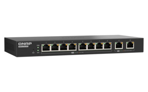 QNAP QSW-L2110-10T network switch Managed Desktop Black