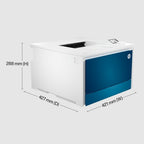 HP Color LaserJet Pro LaserJet Pro 4202dn Color Printer, Ethernet Only; Duplex