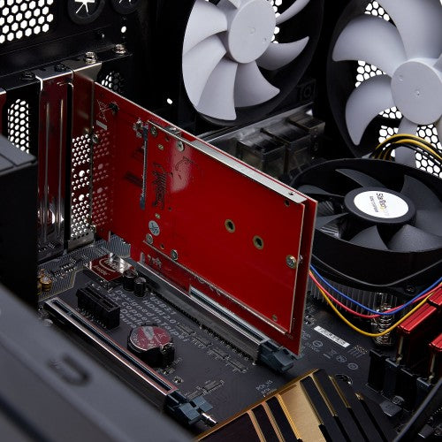 StarTech.com M.2 to U.3 Adapter for M.2 NVMe SSDs, PCIe M.2 Drive to 2.5inch U.3 (SFF-TA-1001) Host Adapter/Converter, TAA Compliant - 2.5" Drive Form Factor