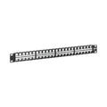 Tripp Lite N062-048-KJ 48-Port 1U Rack-Mount Unshielded Blank Keystone/Multimedia Patch Panel, RJ45 Ethernet, USB, HDMI, Cat5e/6