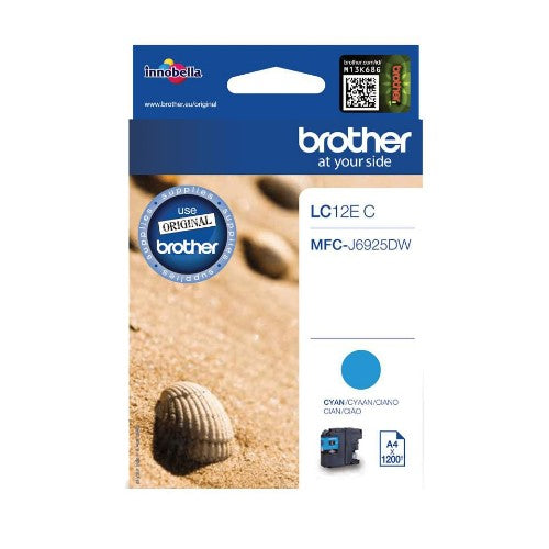 Brother LC-12EC Ink cartridge cyan, 1.2K pages ISO/IEC 24711 for Brother MFC-J 6925