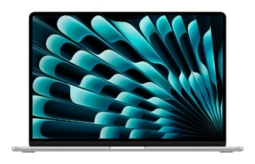 Apple MacBook Air Apple M M4 Laptop 38.9 cm (15.3") 16 GB 512 GB SSD Wi-Fi 6E (802.11ax) macOS Sequoia Silver