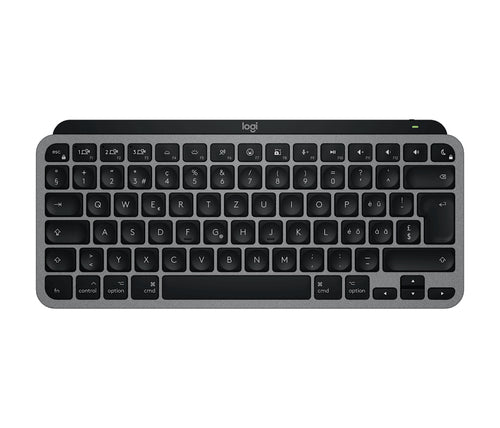 Logitech MX Keys Mini For Mac keyboard Home/Office Bluetooth QWERTZ Swiss Black, Grey