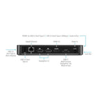 Targus DOCK430EUZ laptop dock/port replicator Wired Black