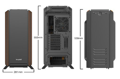 be quiet! Silent Base 801 Window Midi Tower Black, Orange