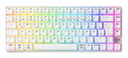 CHERRY XTRFY K33 Compact Wireless keyboard Gaming USB + RF Wireless + Bluetooth QWERTZ German White