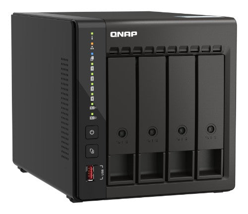 QNAP TS-453E NAS Tower Intel® Celeron® J6412 8 GB 0 TB QNAP QTS Black