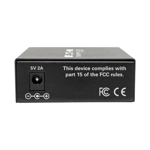 Tripp Lite N785-INT-SC-SM Gigabit Singlemode Fiber to Ethernet Media Converter, SC, 1310 nm, 20 km (12.4 mi.)