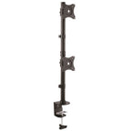 StarTech.com Desk-Mount Dual Monitor Mount, Vertical, Steel - For up to two 27" or 34" Ultrawide (22lb/10kg) VESA Mount Displays