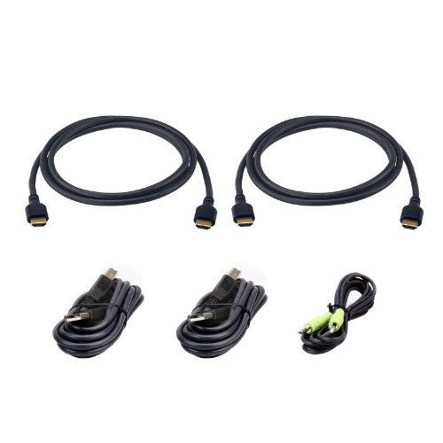 ATEN 1.8M USB Ultra High Speed HDMI Dual Display Secure KVM Cable Kit