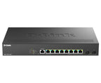D-Link 10-Port Multi-Gigabit Smart Managed PoE+ Switch including 8 x 2.5G PoE & 2 x 10G SFP+