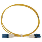 Tripp Lite N370X-01M 400G Duplex Singlemode 9/125 OS2 Switchable Fiber Optic Cable (LC/UPC M/M), LSZH, Yellow, 1 m (3.3 ft.)
