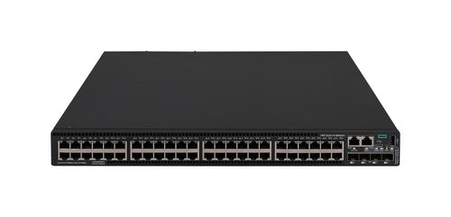 HPE Networking Comware Switch 48 10/100/1000BASE-T 4 10G/1G BASE-X SFP+ 1 Exp 2 Fan Tray 2 PS 5520HI