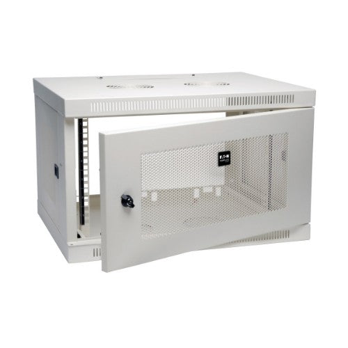 Tripp Lite SRW6UW SmartRack 6U Low-Profile Switch-Depth Wall-Mount Mini Rack Enclosure, White