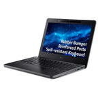 Acer TravelMate B3 TMB311-34 - 11.6" HD, Intel N150, 8GB, 128GB eMMC, Windows 11 Pro Education Notebook
