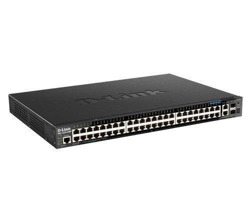 D-Link DGS-1520-52MP Managed L3 Gigabit Ethernet (10/100/1000) Power over Ethernet (PoE) 1U Black