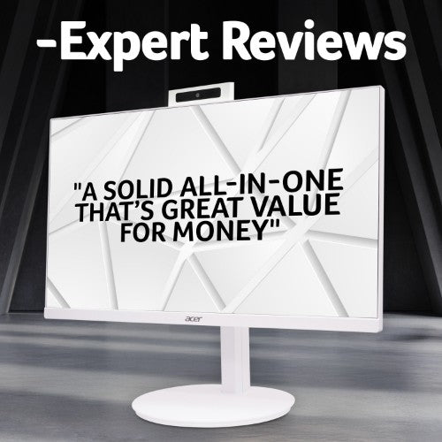 Acer Aspire C27-A All-in-One Desktop - Intel Core i7-1355U, 8GB, 1TB SSD, Integrated Graphics, 27" Full HD, Windows 11, White