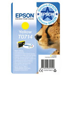 Epson C13T07144012/T0714 Ink cartridge yellow, 415 pages ISO/IEC 19752 5,5ml for Epson Stylus BX 310/600/D 120/D 78/S 20