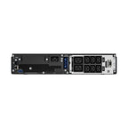 APC Smart-UPS On-Line, 3kVA, Rackmount 2U, 230V, 6x C13+2x C19 IEC outlets, SmartSlot, Extended runtime, W/rail kit, W/O Lithium-ion external battery
