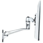 StarTech.com Wall Mount Monitor Arm - Articulating Ergonomic VESA Wall Mount Monitor Arm - 20" (52cm) Long - Single Display up to 34" (30.9lb/14kg) - Swivel/Tilt/Rotate - Adjustable Screen Mount - TAA