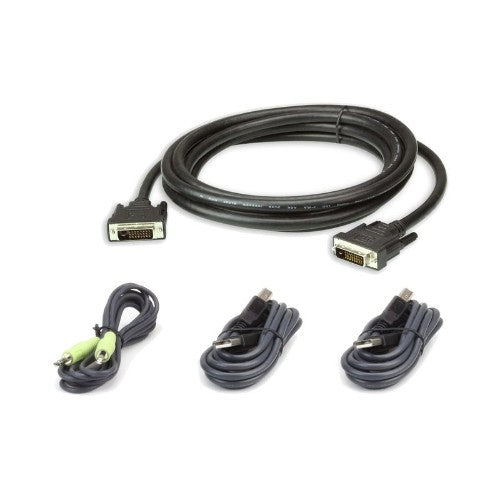 ATEN DVI-D Dual Link Secure KVM; 3M USB DVI-D Dual Link
