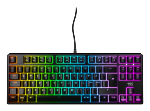 CHERRY K4V2 RGB, Tenkeyless mechanical gaming keyboard, Nordic
