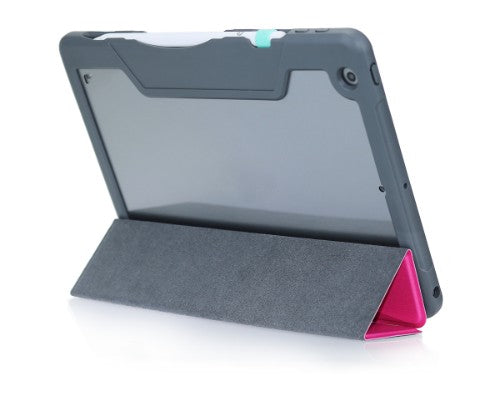 DEQSTER Rugged Case #RQ1 for iPad 10.2" (7th/8th/9th Gen.), Pink Flow, EDU