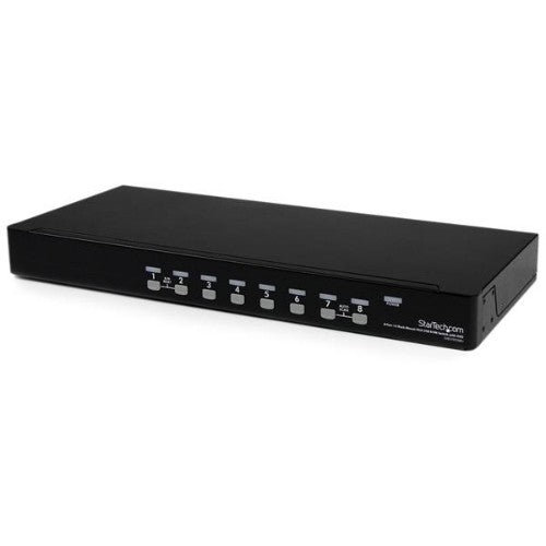 StarTech.com 8 Port 1U Rackmount USB KVM Switch with OSD - TAA