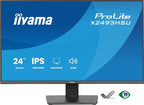 iiyama ProLite X2493HSU-B1 computer monitor 60.5 cm (23.8") 1920 x 1080 pixels Full HD LED Black