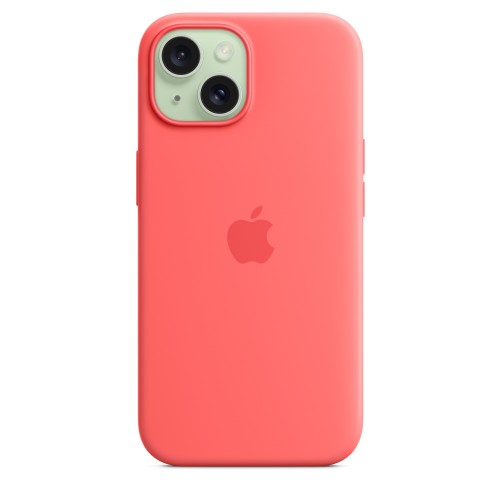 Apple iPhone 15 Silicone Case with MagSafe - Guava