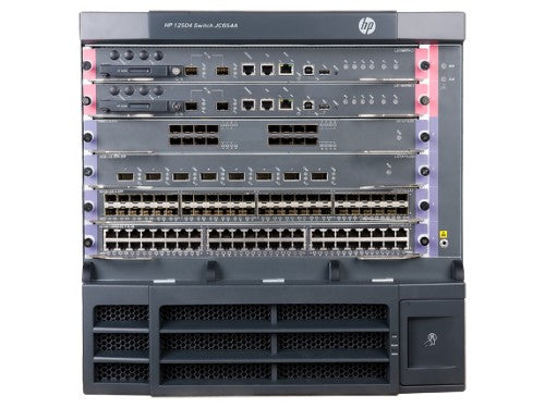 HPE 12504 AC network equipment chassis Black