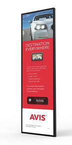 Allsee Technologies WS28HD8-B Signage Display Digital signage flat panel 71.1 cm (28") LED Wi-Fi 700 cd/m² Full HD Black Built-in processor Android 7.1 24/7