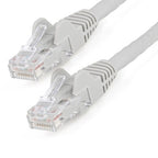 StarTech.com 7m CAT6 Ethernet Cable - LSZH (Low Smoke Zero Halogen) - 10 Gigabit 250Mhz 100W PoE RJ45 10GbE UTP Network Patch Cord Snagless with Strain Relief - Grey, CAT 6, ETL Verified, 24AWG