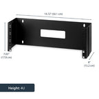 StarTech.com 4U 19in Hinged Wall Mounting Bracket for Patch Panels