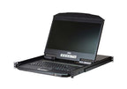 ATEN CL3116NX rack console 47 cm (18.5") 1366 x 768 pixels Metal, Plastic Black 1U