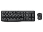 Logitech MK370 Combo for Business keyboard Mouse included Office RF Wireless + Bluetooth QWERTY Portuguese Graphite