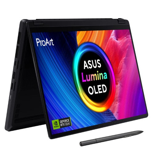 ASUS ProArt PX13 HN7306WV-LX012W Copilot+ PC AMD Ryzen AI 9 HX 370 Hybrid (2-in-1) 33.8 cm (13.3") Touchscreen 3K 24 GB LPDDR5x-SDRAM 1 TB SSD NVIDIA GeForce RTX 4060 Wi-Fi 7 (802.11be) Windows 11 Home Black