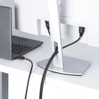 StarTech.com 15ft (4.6m) High Speed HDMI Cable with Gripping Connectors, 4K 60Hz/1440p 144Hz, HDR10/HDCP 2.2/ARC, 18Gbps, UHD HDMI Cord for TV/Monitor/Display, TPE Jacket